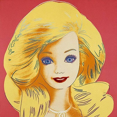 image andy warhol portrait barbie 1985
