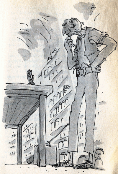 image le bon gros géant de roal dahl illustration de quentin blake sophie et le bgg