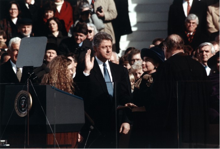 image cérémonie d'investiture bill clinton 1993