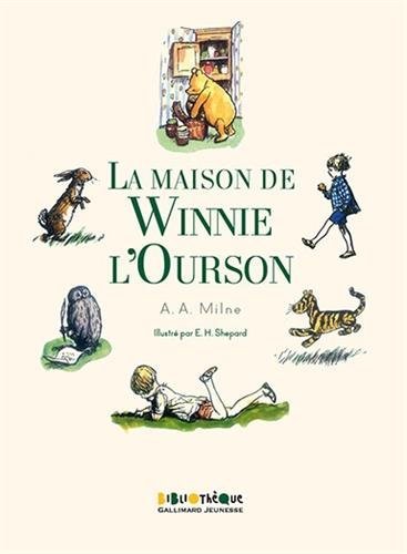 image couverture la maison de winnie a. a. milne gallimard jeunesse