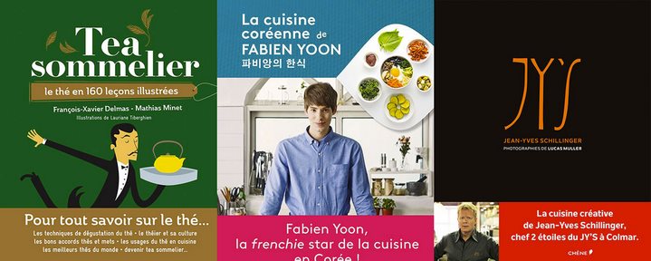 image couvertures livres de cuisine éditions du chêne tea sommelier la cuisine coréenne de fabien yoon jy's