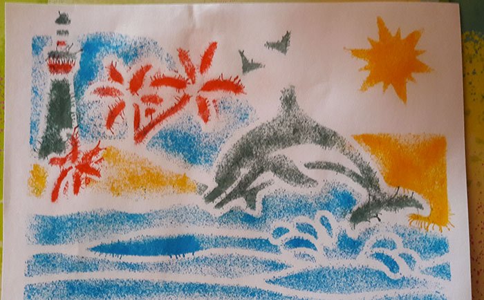 image résultat final dessin dauphin mallette pupitre mini blopens