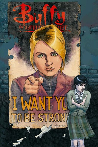 image illustration george jeanty i want you to be strong buffy contre les vampires comics saison 8 volume 1