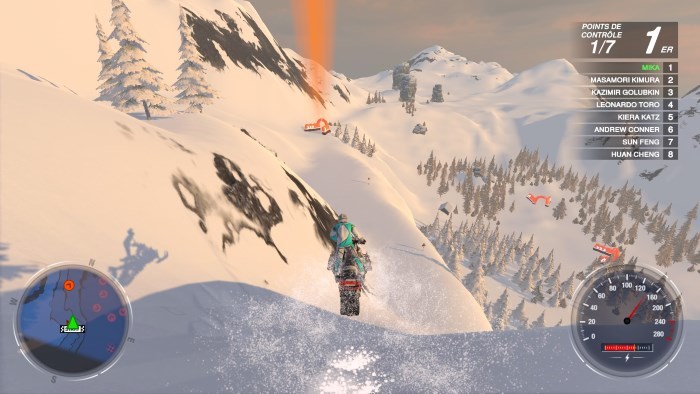 image jeu snow moto racing freedom