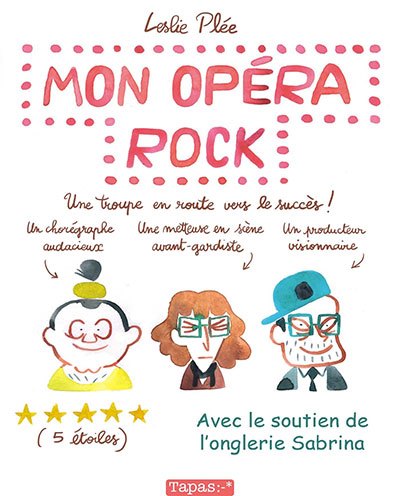 image couverture mon opéra rock leslie plée éditions delcourt