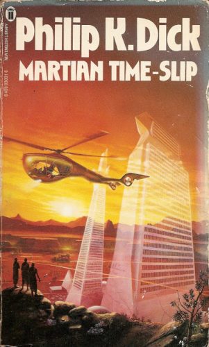 Edition américaine du roman "Glissement de temps sur Mars" de Philip K. Dick.