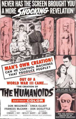 image affiche creation of the humanoids