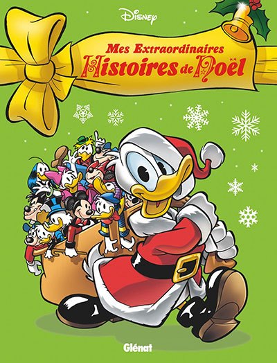 image couverture mes extraordinaires histoires de noël disney glénat