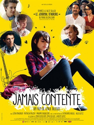 image affiche jamais contente émilie deleuze