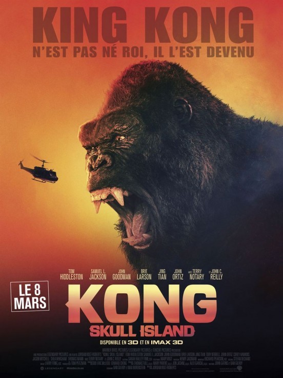 [News – Cinéma] Bande-annonce finale de “Kong: Skull Island” de  Jordan Vogt-Roberts, sortie le 8 Mars
  