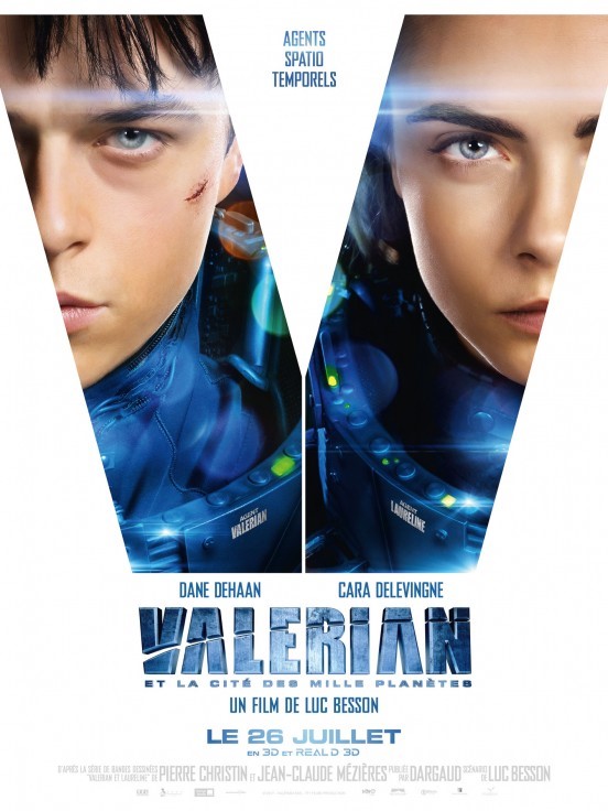 [News – Cinéma] Nouvelle bande annonce de “Valérian et la Cité des mille Planètes” de Luc Besson, sortie le 26 juillet
  