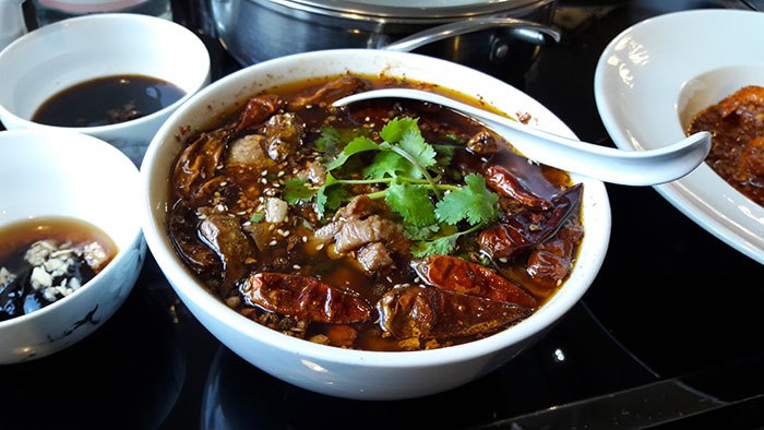 image soupe guo xian cheng xia chao rou poitrine de porc poivre pointu restaurant chinois 0 d'attente