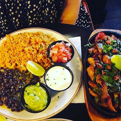 image fajitas poulet indiana café