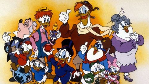 image visuel promo personnages la bande à picsou série disney originale