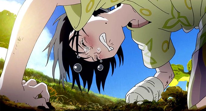 image suzu blessée pleure dans un recoin de ce monde film animé katabuchi