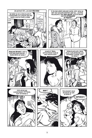 image planche 2 strangers in paradise intégrale 1 terry moore éditions delcourt