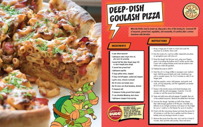 image pizza deep dish goulash tortues ninja cookbook vo