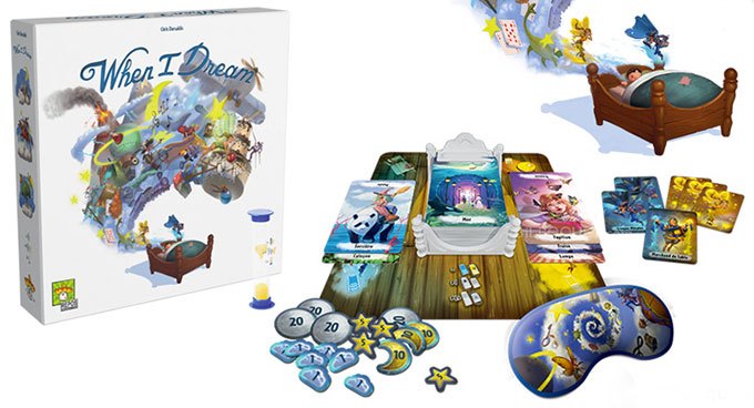 image contenu boîte jeu de société when i dream asmodee