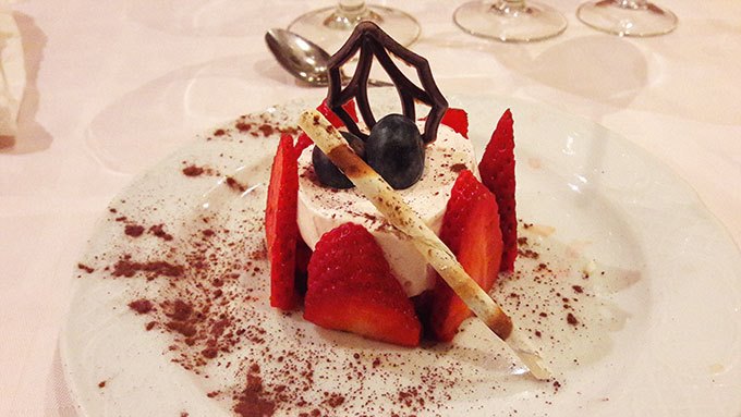 image restaurant la pinta dessert fraises