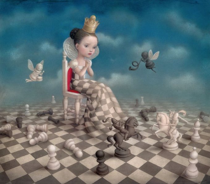 image tableau for your eyes only nicoletta ceccoli come play with me