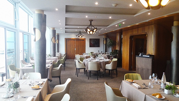 image salle restaurant le safran miramar la cigale hôtel arzon bretagne