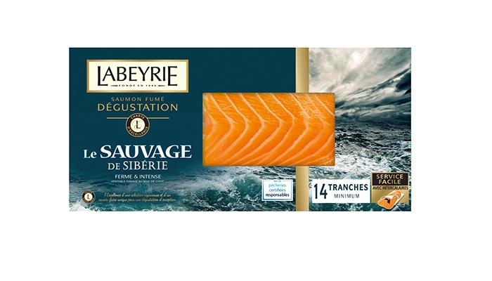 image saumon le sauvage de sibérie labeyrie 14 tranches