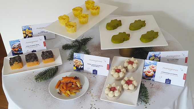 image flans à la patate douce couronnes marron céleri pomme et entrées chaudes thiriet collection noël 2018