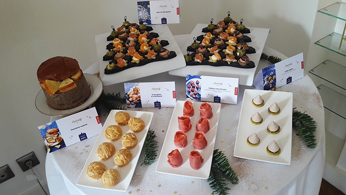 image entrées sapin panettone noël 2018