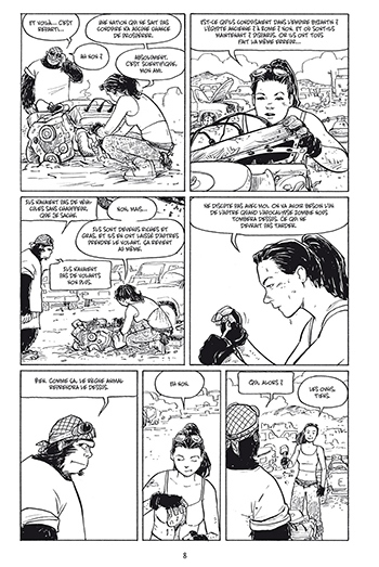 image planche 3 comics motor girl éditions delcourt
