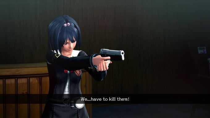 image school girl zombie hunter
