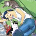 image gros plan couverture la fille du temple aux chats de makoto ojiro manga soleil