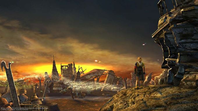 image gameplay final fantasy remaster
