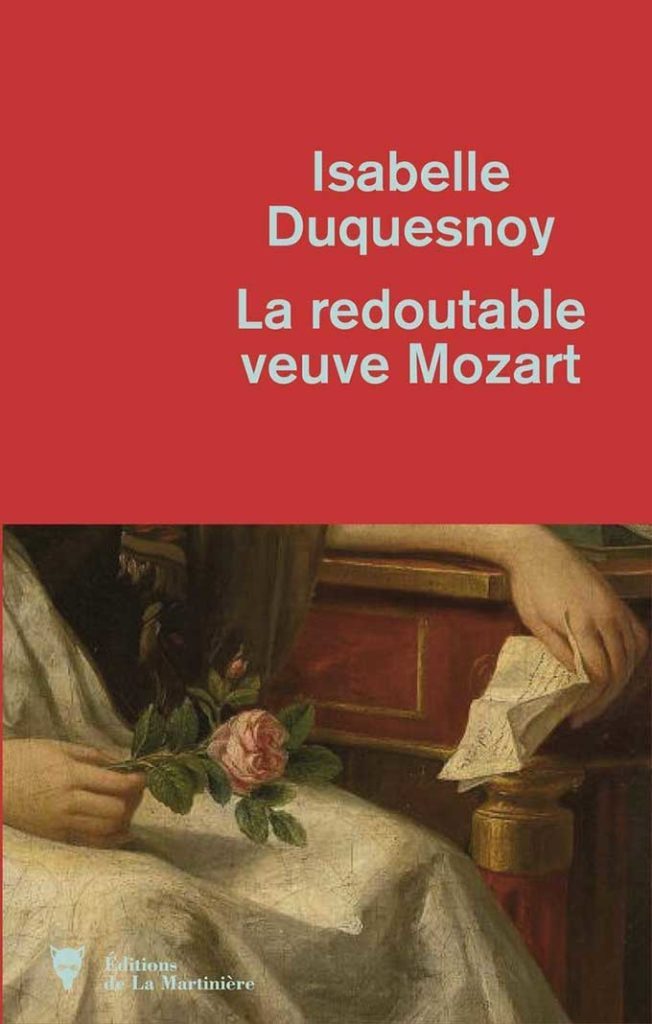 couverture roman la redoutable veuve mozart d