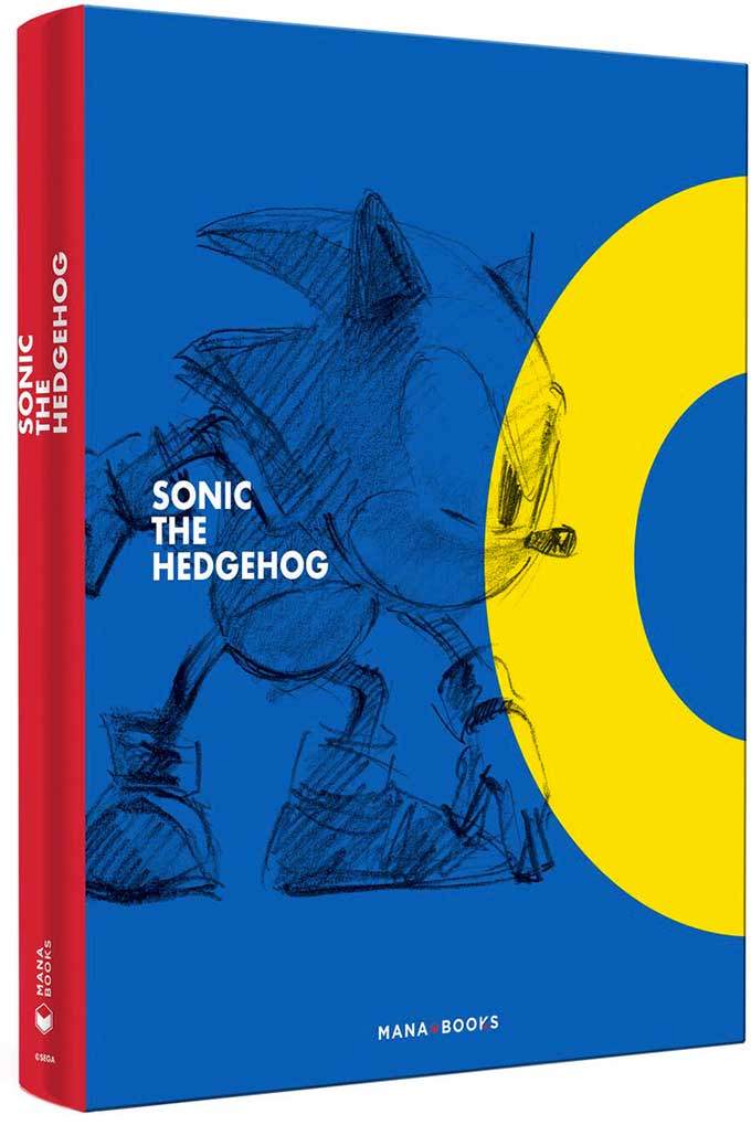 couverture beau livre sonic the hedgehog mana books