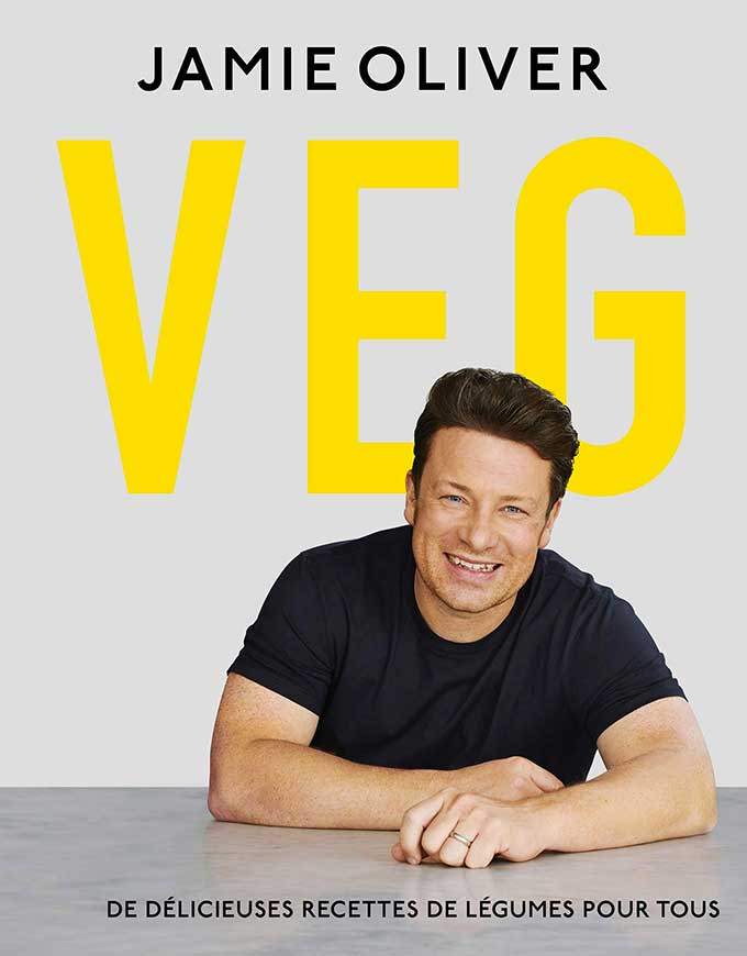 couverture livre de cuisine veg de jamie oliver hachette pratique
