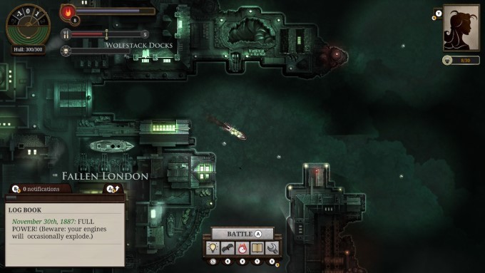  Test Switch Sunless Sea Zubmariner Edition Tendu Et Verbeux