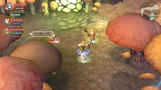 image gameplay final fantasy crystal chronicles