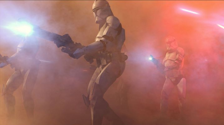 Bataille des clones finale de Star Wars, Episode II, L'Attaque des clones (George Lucas, 2002)