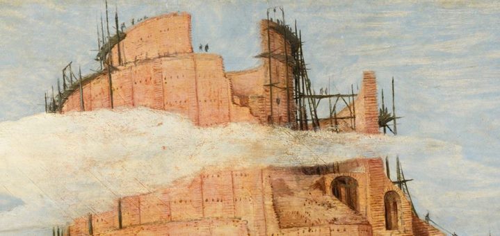 Le sommet de la tour de Babel (détail du tableau de la Grande tour).