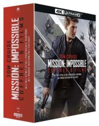 image blu ray 4k l'intégrale des 6 films Mission Impossible