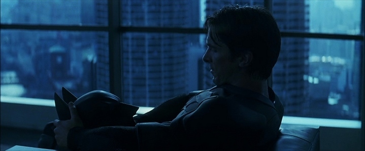 Bruce Wayne (Christian Bale) dans The Dark Knight.