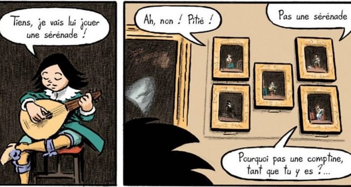 Extrait de la bande-dessinée de Jean Dytar Les Tableaux de l'ombre. © Editions Delcourt / Jean Dytar, 2019.