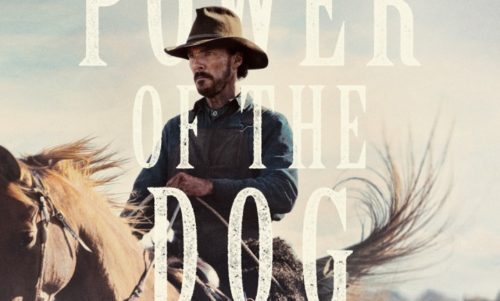 gros plan affiche the power of the dog de jane campion avec benedict cumberbatch netflix