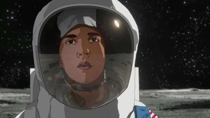 Stanley rêve d'aller sur la Lune, dans Apollo 10 1⁄2 de Richard Linklater © Netflix