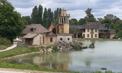 la pêcherie et la maison de la reine au hameau de trianon