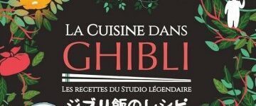 gros plan couverture gastronogeek la cuisine dans ghibli