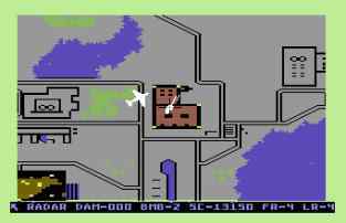 Image du jeu Raid on Bungling Bay (1984). © Brøderbund Software