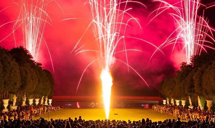 image slider nocturne de feu