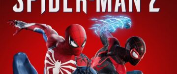 gros plan visuel jeu vidéo marvel's spider-man 2 playstation 5