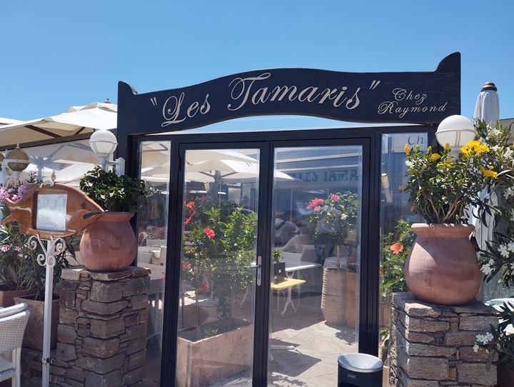 restaurant les tamaris chez raymond saint-clair lavandou var